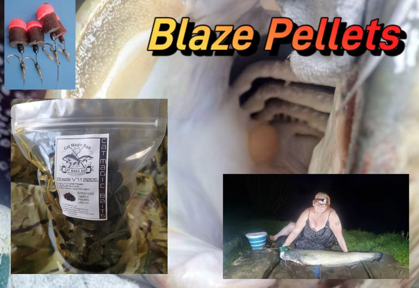 Blaze Catfish Session Pack - Pellets, Squidlets, Popups