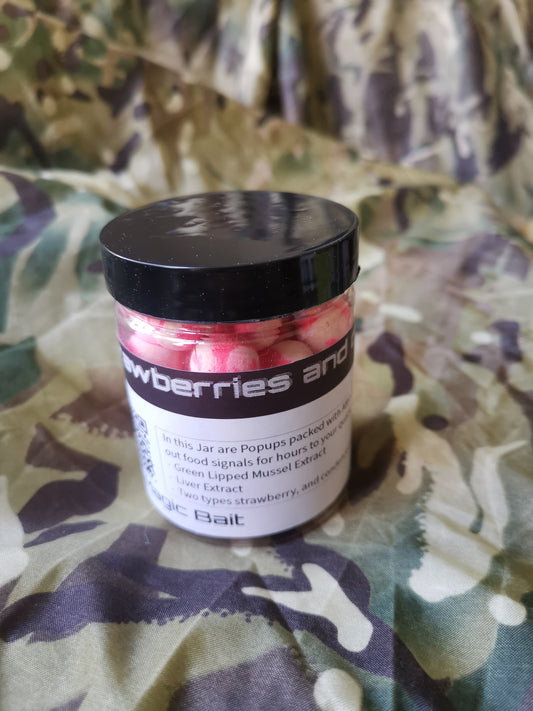 Strawberry and Cream 15mm Popup - Medium Jar