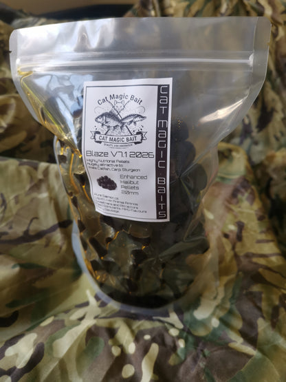 Blaze Enhanced Halibut Pellets 20mm 1kg bag