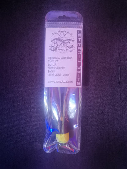 Deluxe catfish trace barbless 2 pack